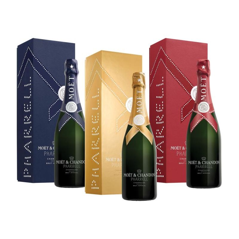 Moët & Chandon x Pharrell Williams – Édition Limitée - Trio Collector